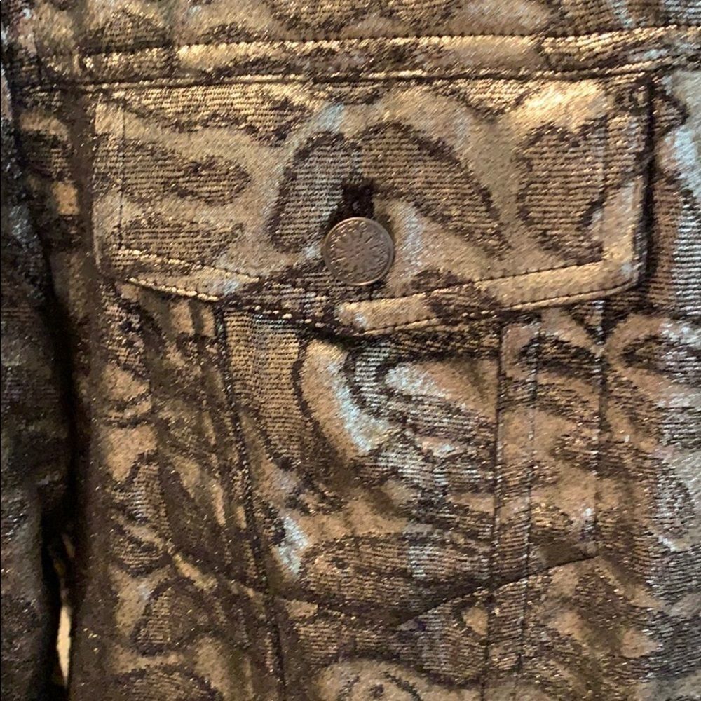 CHICO’S SILVER/BLACK JACKET - Picture 7 of 12
